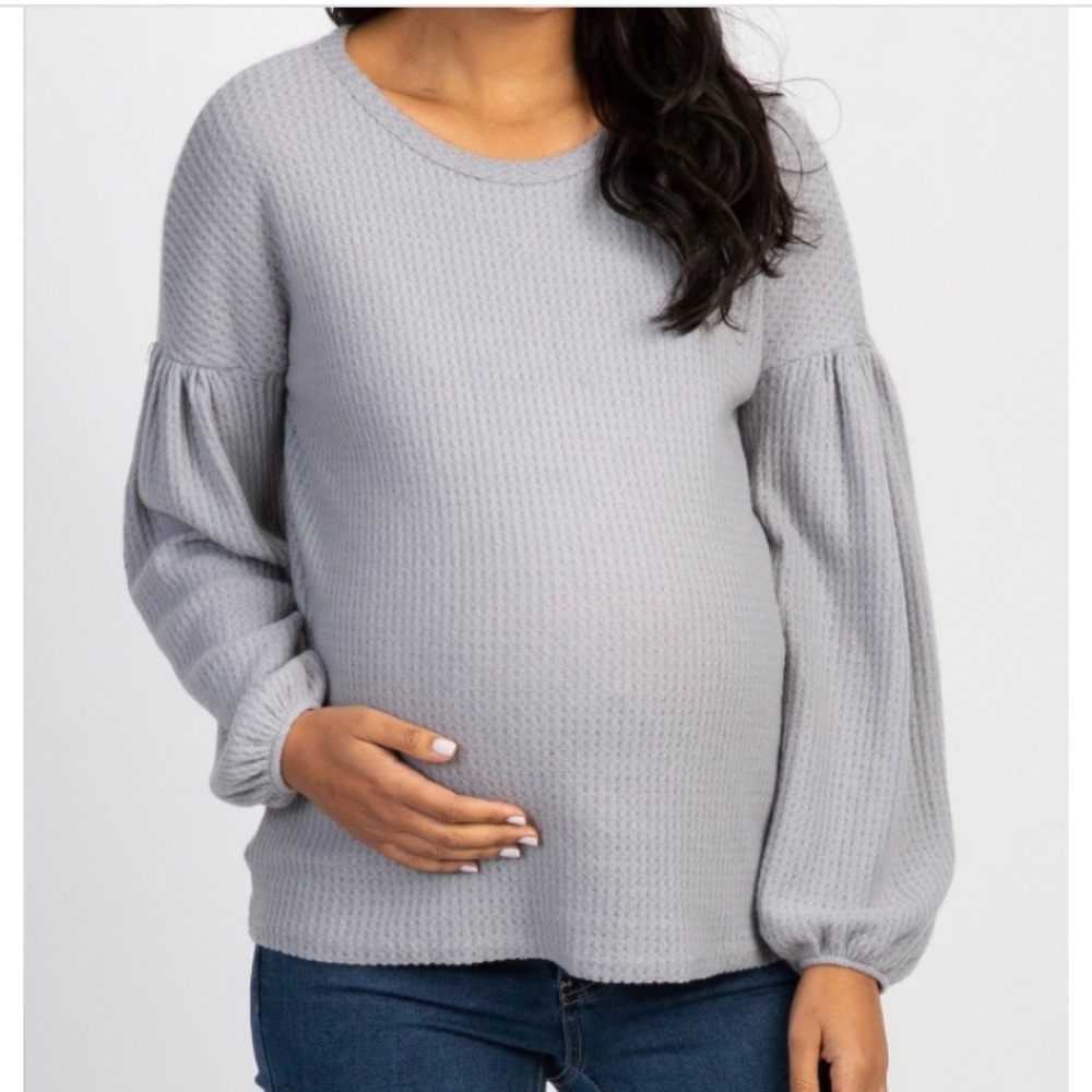 Pink Blush Maternity Sweater